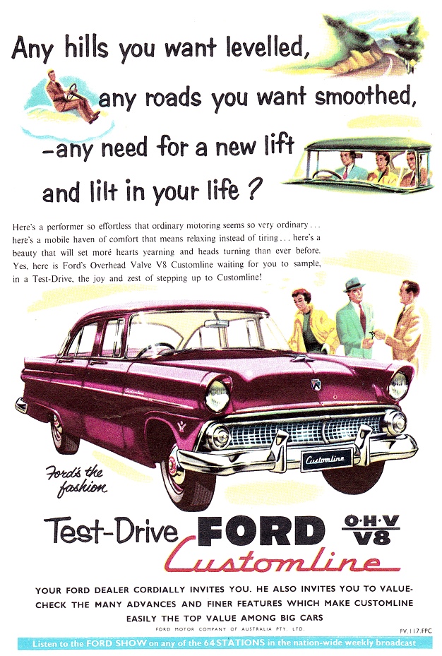 1955 Ford Customline V8